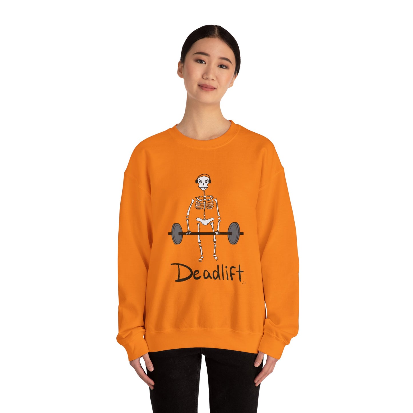 Deadlift Skeleton Crewneck