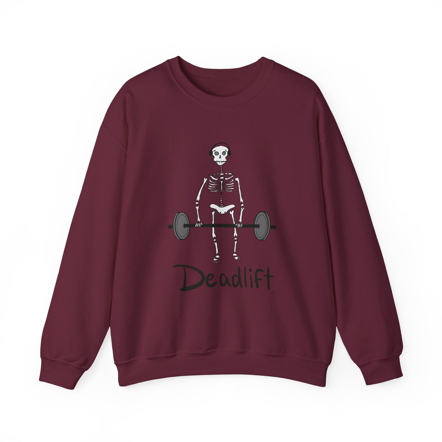 Deadlift Skeleton Crewneck