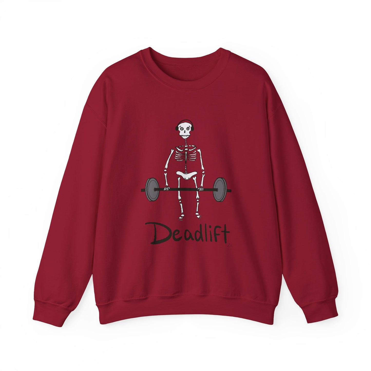 Deadlift Skeleton Crewneck