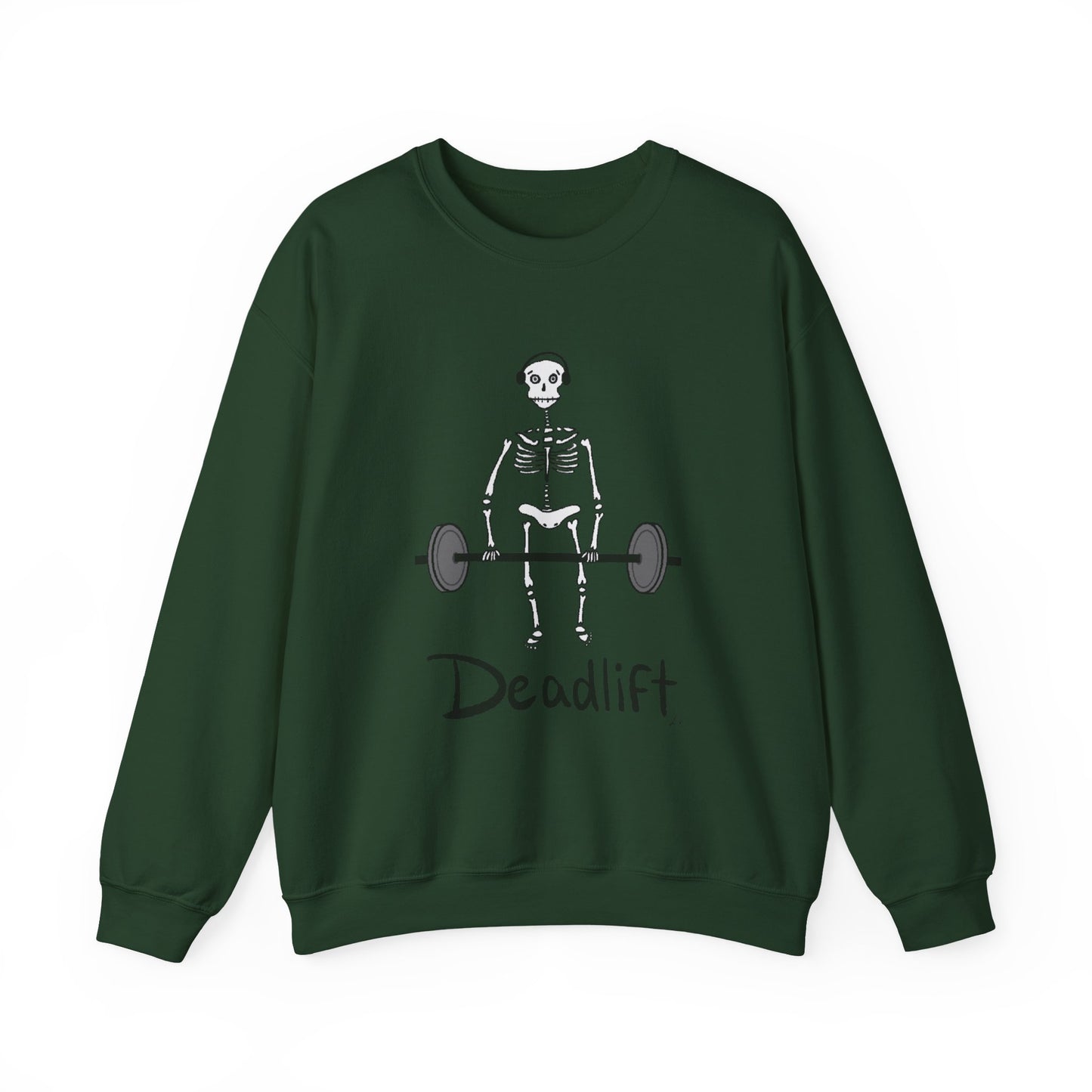 Deadlift Skeleton Crewneck