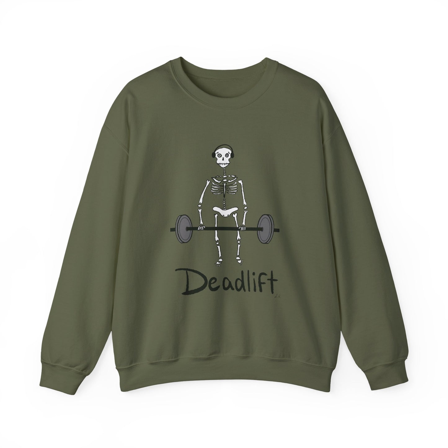 Deadlift Skeleton Crewneck